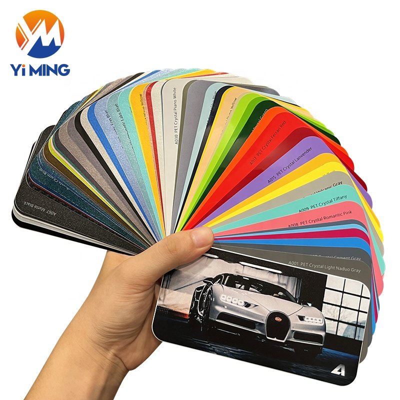 High Quality PET Color Changing Wrap Film Air Bubble Free Magic Changing Color Blue Purple Chameleon Car Vinyls