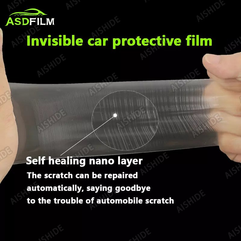 ASDFILM 6.5Mil 7.5Mil 8.5Mil Self-Healing TPU TPH PPF Car Paint Protection Film Clear Transparent Matte Gloss TPH PPF Film