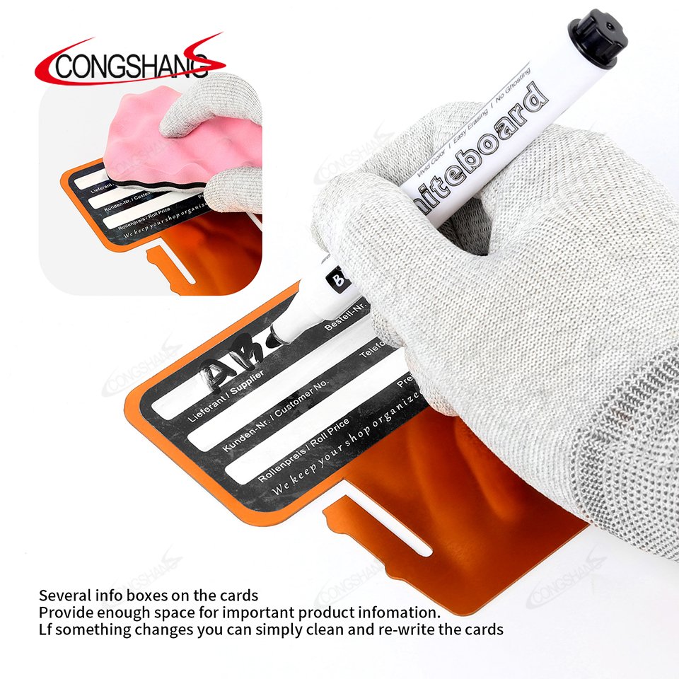 CONGSHANG 2" 3" Media Card Vinyl Wrap Window Tint Tools Labeling Card For Car Film Roll Storage