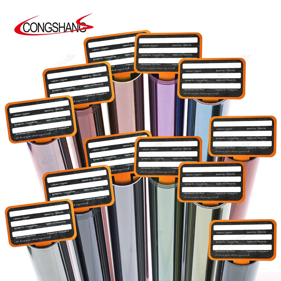 CONGSHANG 2" 3" Media Card Vinyl Wrap Window Tint Tools Labeling Card For Car Film Roll Storage