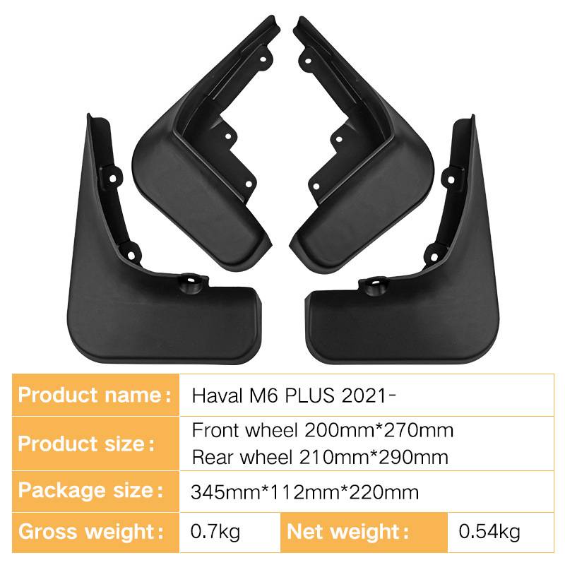 Suitable for Great Wall Haval M6 Plus 2021-2023 Automotive soft resistance mud leather cross-border