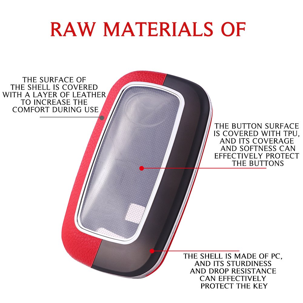 For Honda leather Key Fob Cover 2/3/4/5/6 button key shell fit for HONDA Crider/Accord/SPIRIOR/CRV/CIVIC/Accord Crosstour/FIT