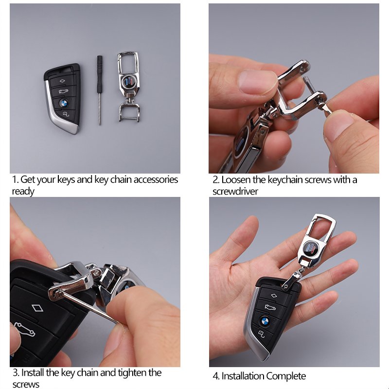 Fashion custom metal car brand key chain Car key chain accessories enamel car logo key chain Custom logo metal keychain