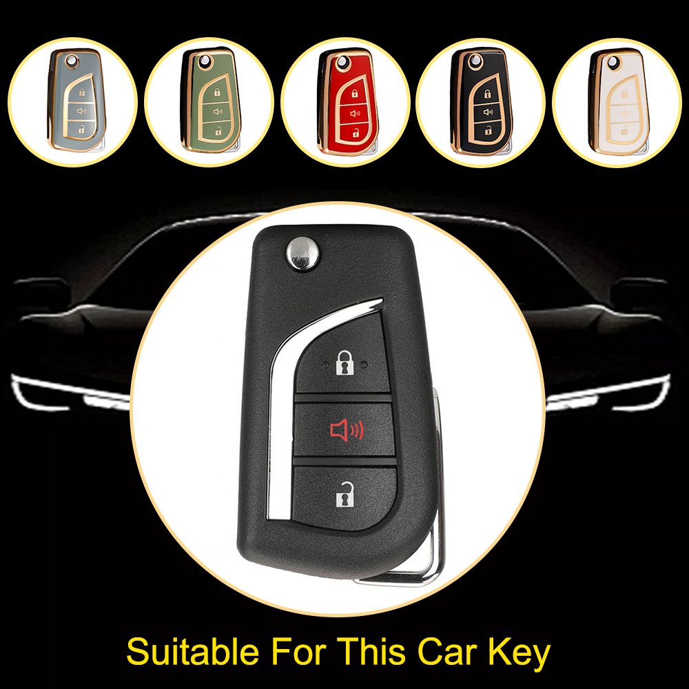 Innofit TOA4 Hot Selling Car Key Case TPU Brand Factory For Toyota Corolla Camry Highlander Reiz All New Auto Accessory