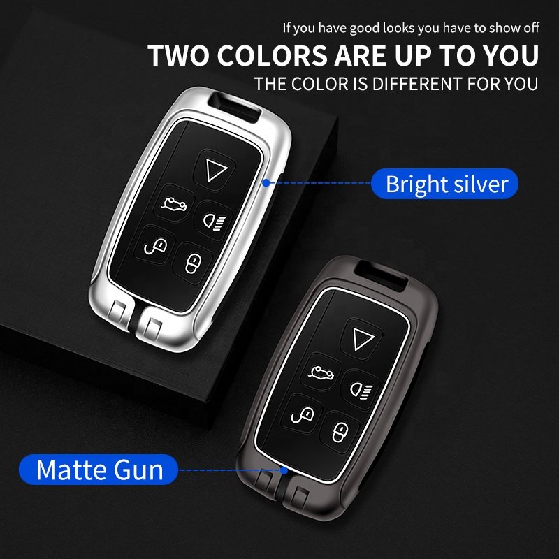 New Zinc Alloy Metal Car Key Case Metal Car Remote Key Case Car Key Control Covers Car Key Cover
