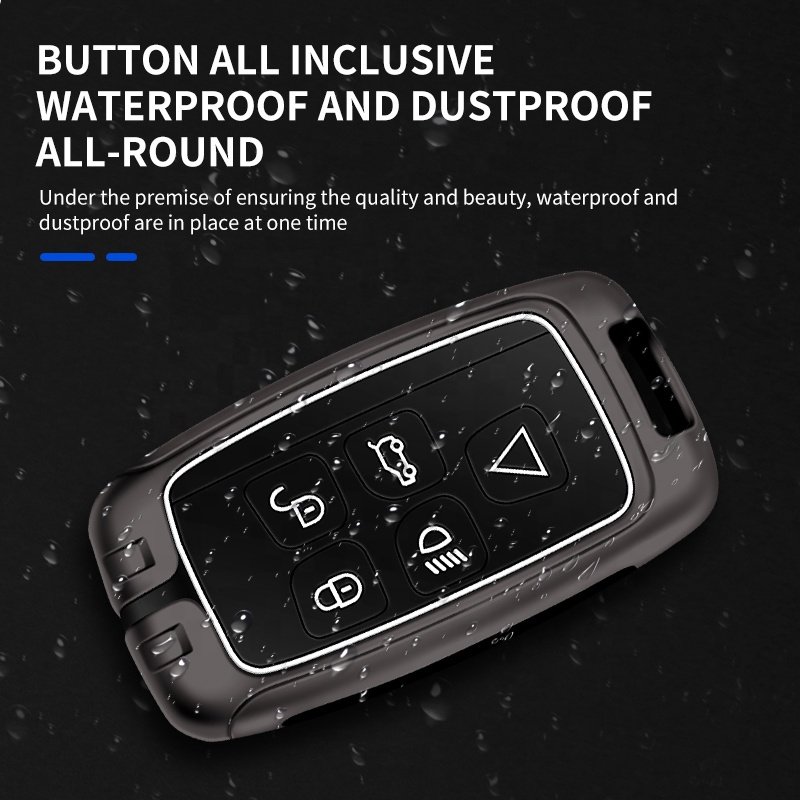 New Zinc Alloy Metal Car Key Case Metal Car Remote Key Case Car Key Control Covers Car Key Cover