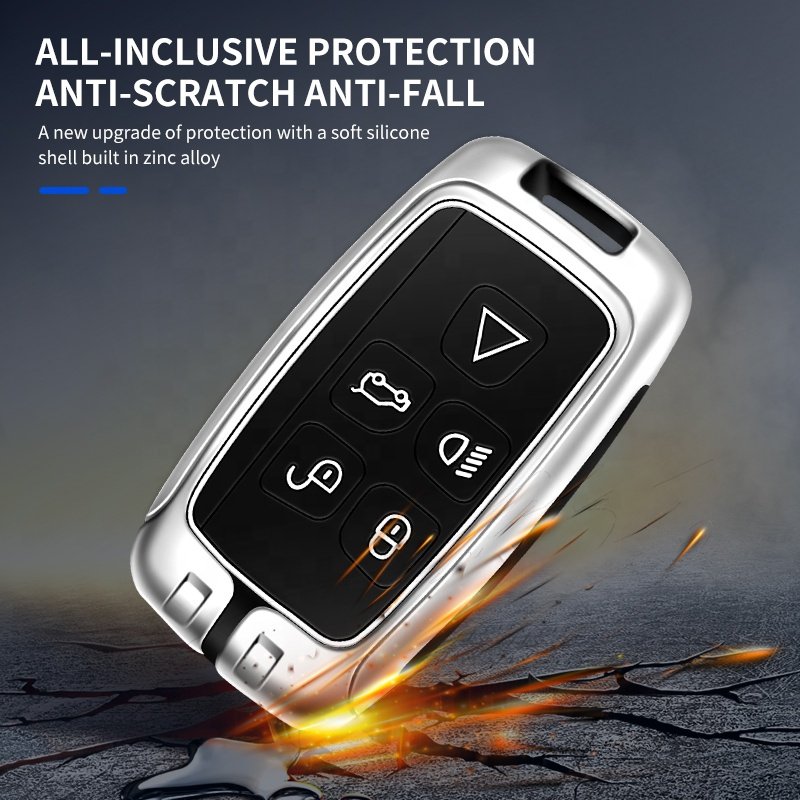 New Zinc Alloy Metal Car Key Case Metal Car Remote Key Case Car Key Control Covers Car Key Cover