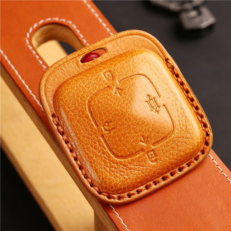 Handmade Genuine Leather Car Key Case Cover for Zeekr Krypton X SUV Hatchback Keychain Accessories