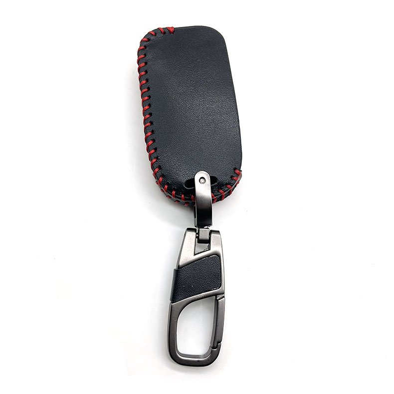 Leather Car Key Cover 3 Buttons Remote Shell For VW Volkswagen Golf 6 Polo Passat Seat Ibiza Leon Skoda Octavia Fabia