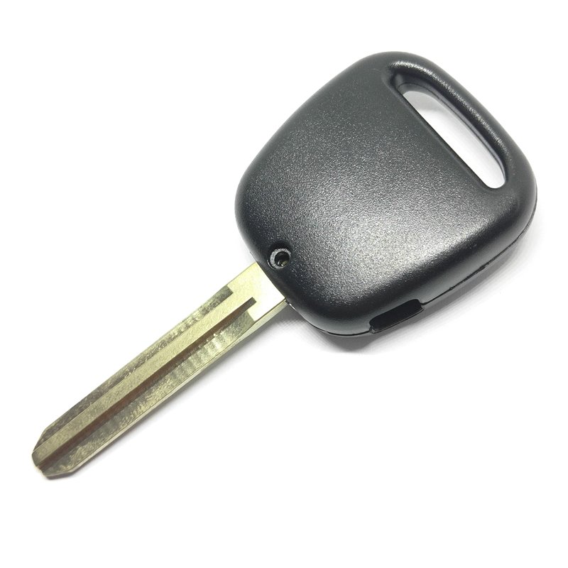 Uncut TOY43 Blade Remote Key Shell Case Side 1 Button For T-OYOTA With Logo Car Accessories