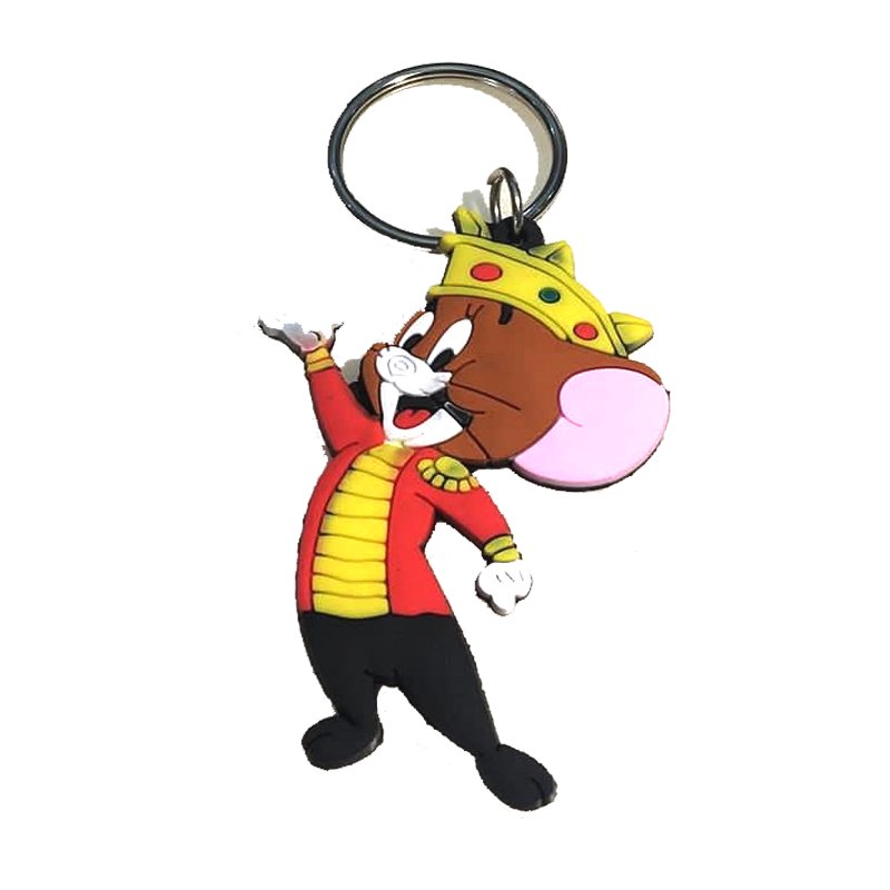 Wholesale Customised Key Chains Branded Promotional Gifts Free Design Rubber Silicone Soft Car Key Rings Decorative Accessories
