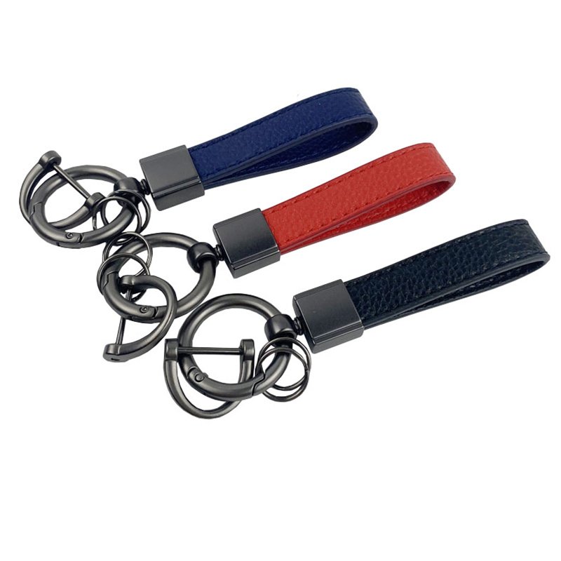 Fashion Cute Heart Shape PU Leather Car Keychain Pendantpendant Key Chain for Creative Gift Heart Leather Keychain