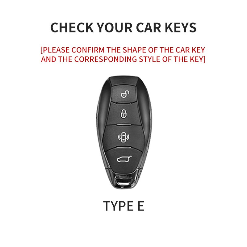 Customizable 3D Suede Fashion Soft Car Key Cover Multi-Color Multi-Style for Red Flag Car Car Key Accessories