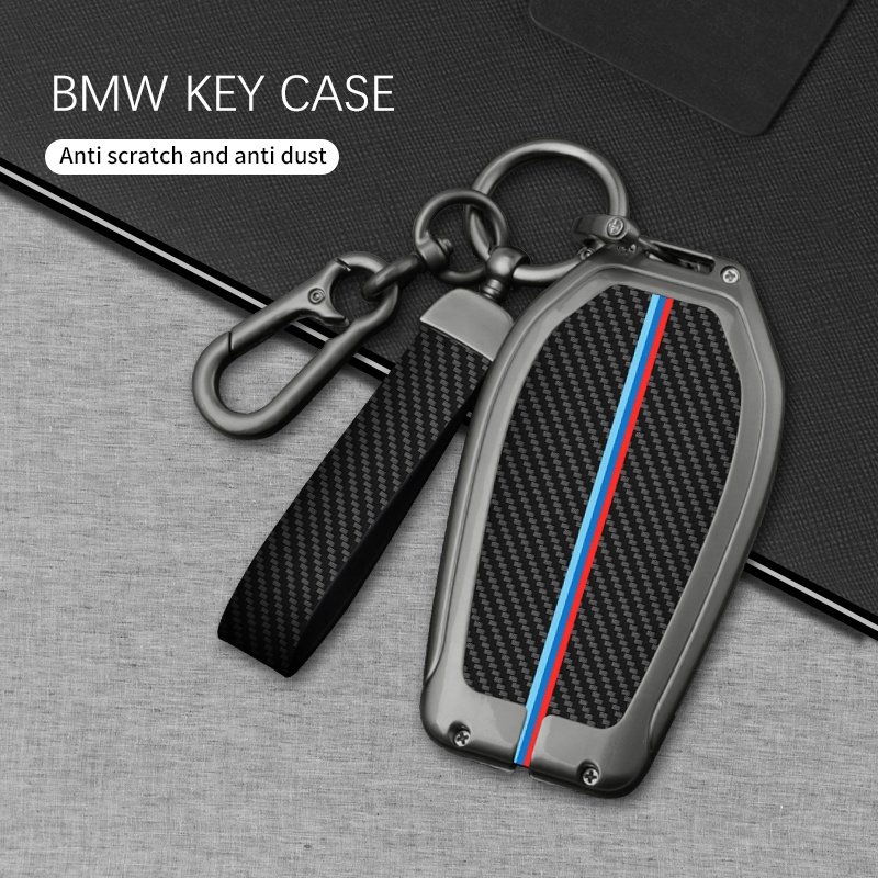 Luminous Keybag For Bmw 3 5 Metal Carbon Fiber Car Key Cover Case Shell Bmw X1