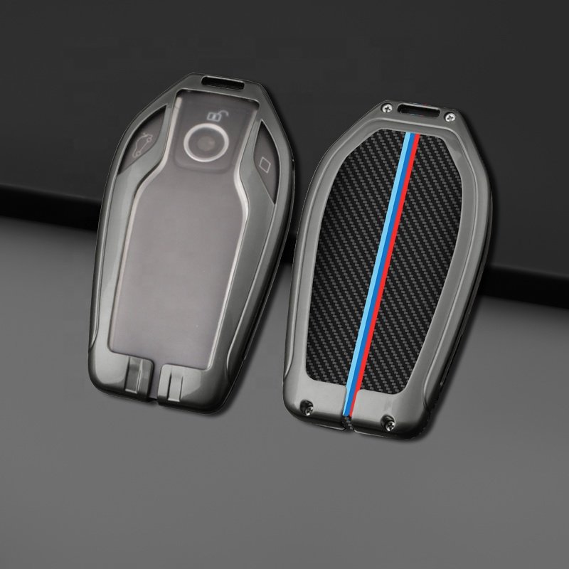 Luminous Keybag For Bmw 3 5 Metal Carbon Fiber Car Key Cover Case Shell Bmw X1