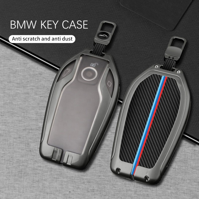 Luminous Keybag For Bmw 3 5 Metal Carbon Fiber Car Key Cover Case Shell Bmw X1