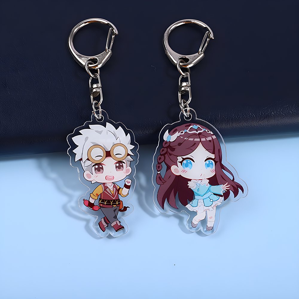 Cheap Price Promotional Gifts Keychain Acrylic Charm Acrylic Key chain Plastic Pendant customised advertising acrylic keychain