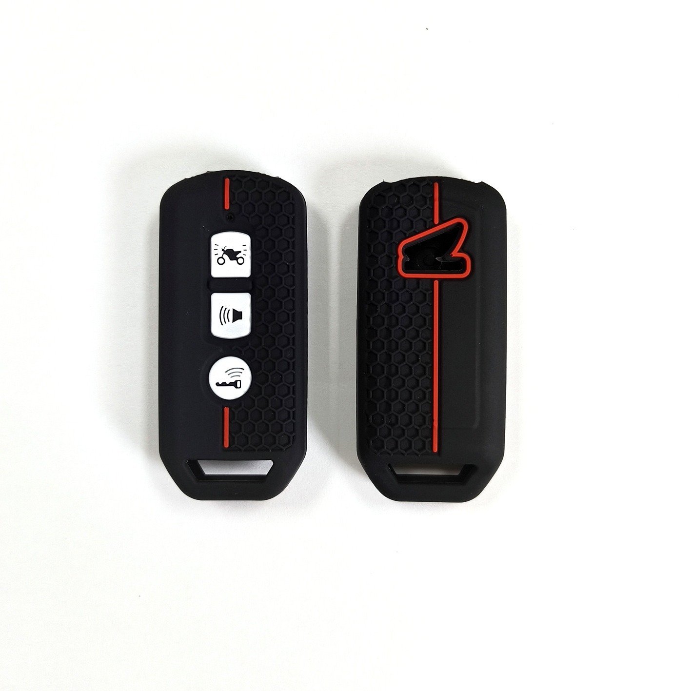 High quality Motorcycle key protective cover silicone key case with Gridlines for Honda PCX150 & Forza 350 Remote Control