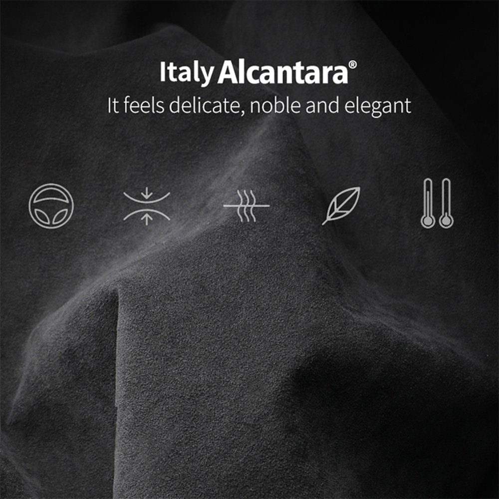 Auto Key Cover Case Bag Protector For Genesis Car Accessories D Alcantara 1.2mm Thickness