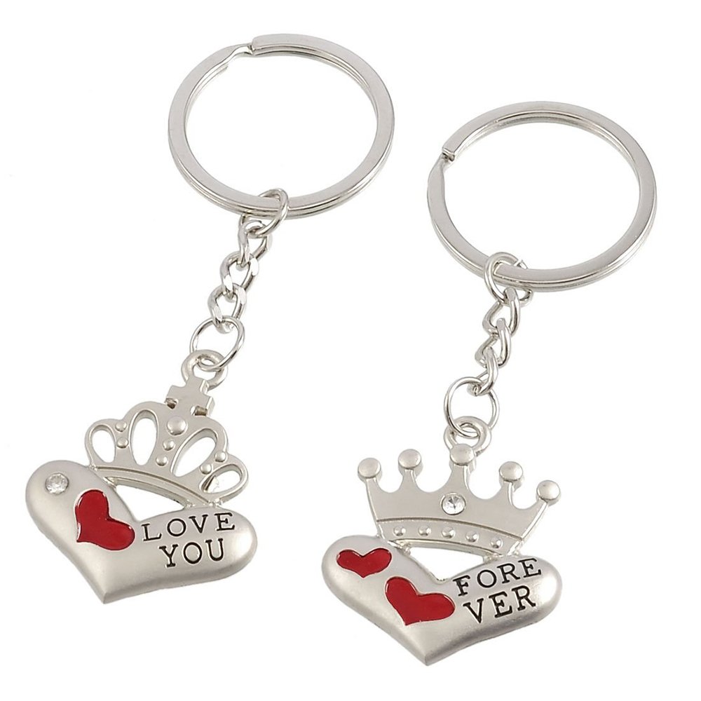 DIY Keychain Parts Iron Nickel Plated Flat Ring Key Chain Spilt Keychain