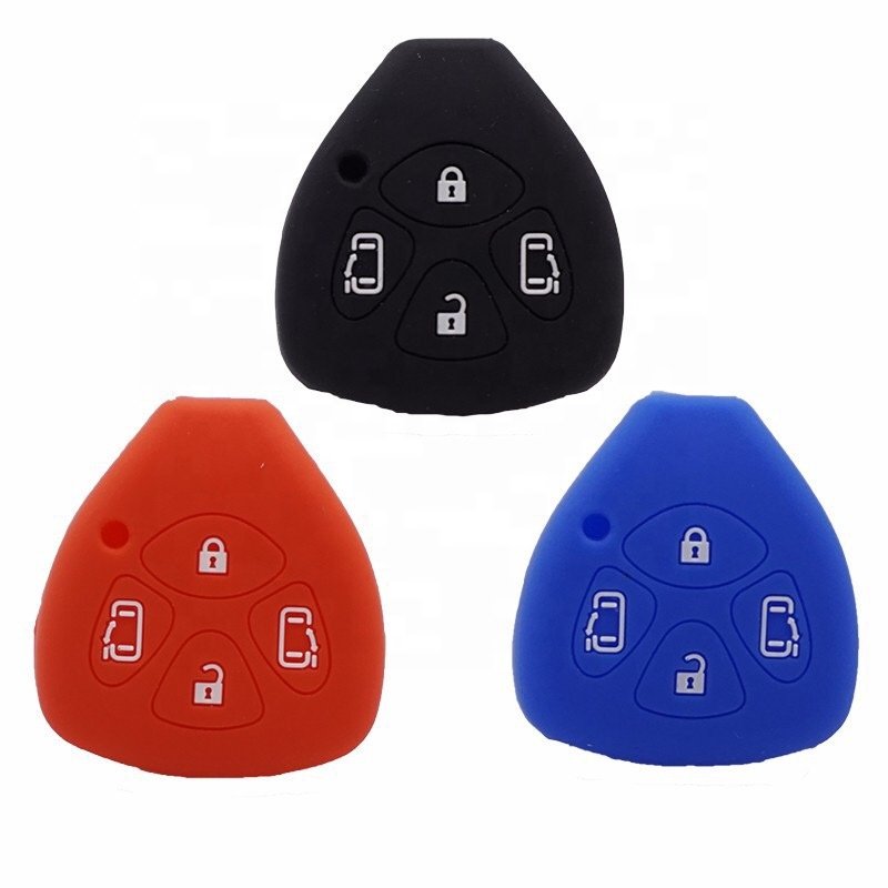 Case For Toyota Car Model Silicone Toyota Character Car Key Cover