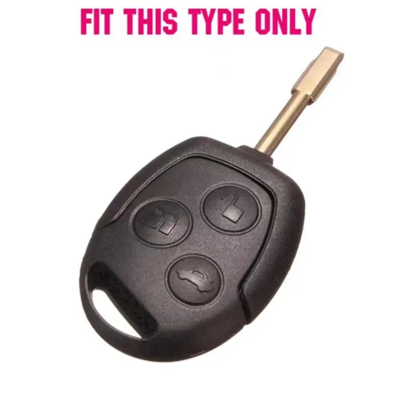 Silicone Car Key Case Cover For Ford Mondeo Mk3 Fiesta Ka Fusion Focus Remote Protection Shell Skin Holder Keychain Accessories