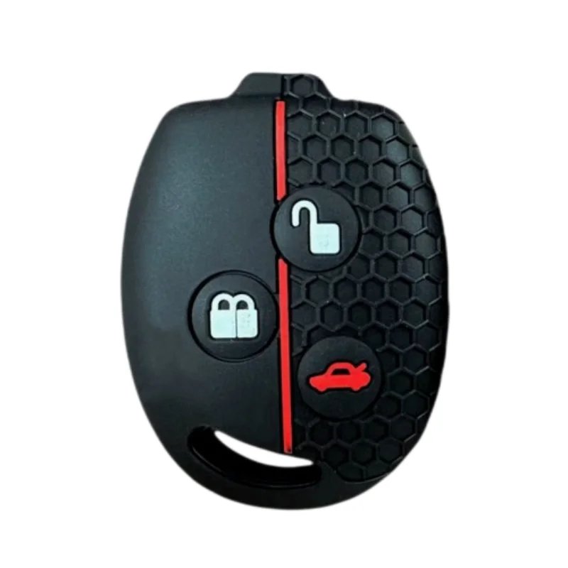 Silicone Car Key Case Cover For Ford Mondeo Mk3 Fiesta Ka Fusion Focus Remote Protection Shell Skin Holder Keychain Accessories