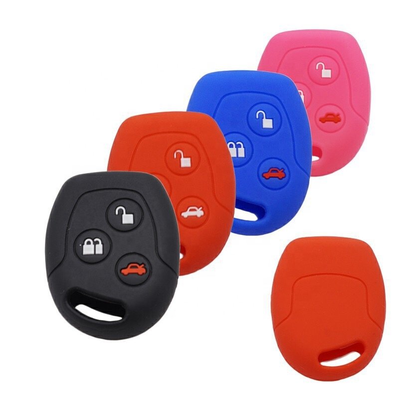 For Ford Silicone Competitive Price With Keychain Oem Low Price Cute Silicone Car Key Cover