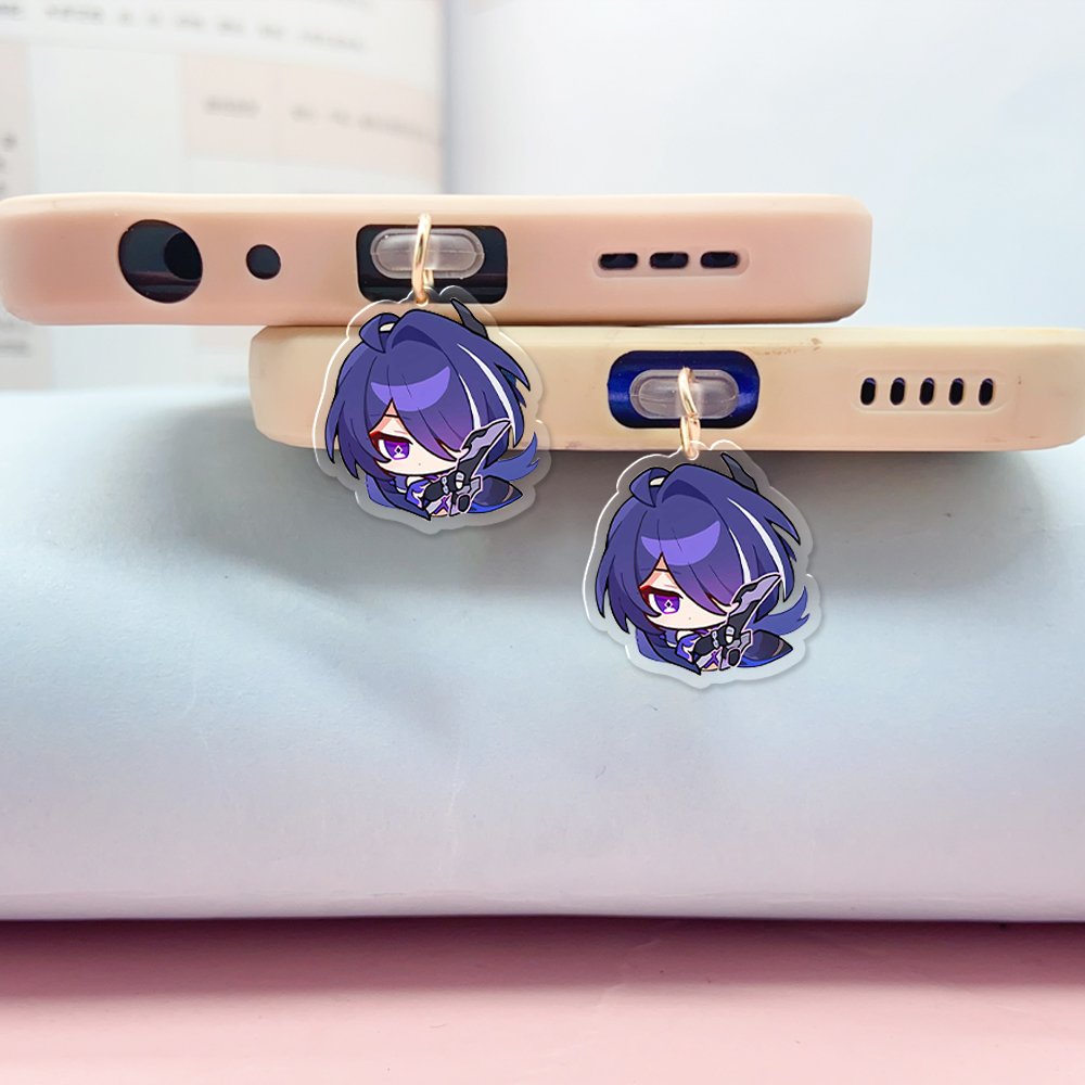Custom Cute Phone Dust Plug for Android for iPhone Type C acrylic Dust Plug in Anti-Dust Plug for iPhone Phone Port Protector