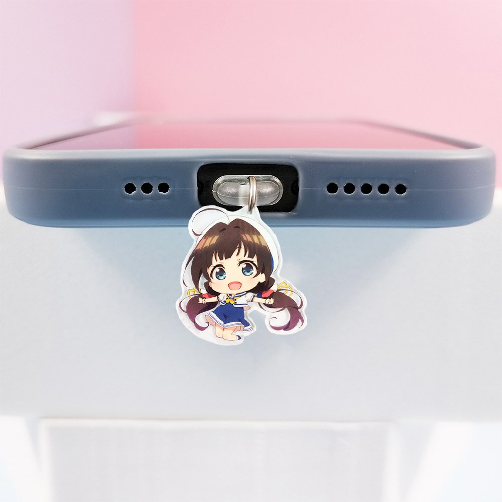 Custom Cute Phone Dust Plug for Android for iPhone Type C acrylic Dust Plug in Anti-Dust Plug for iPhone Phone Port Protector