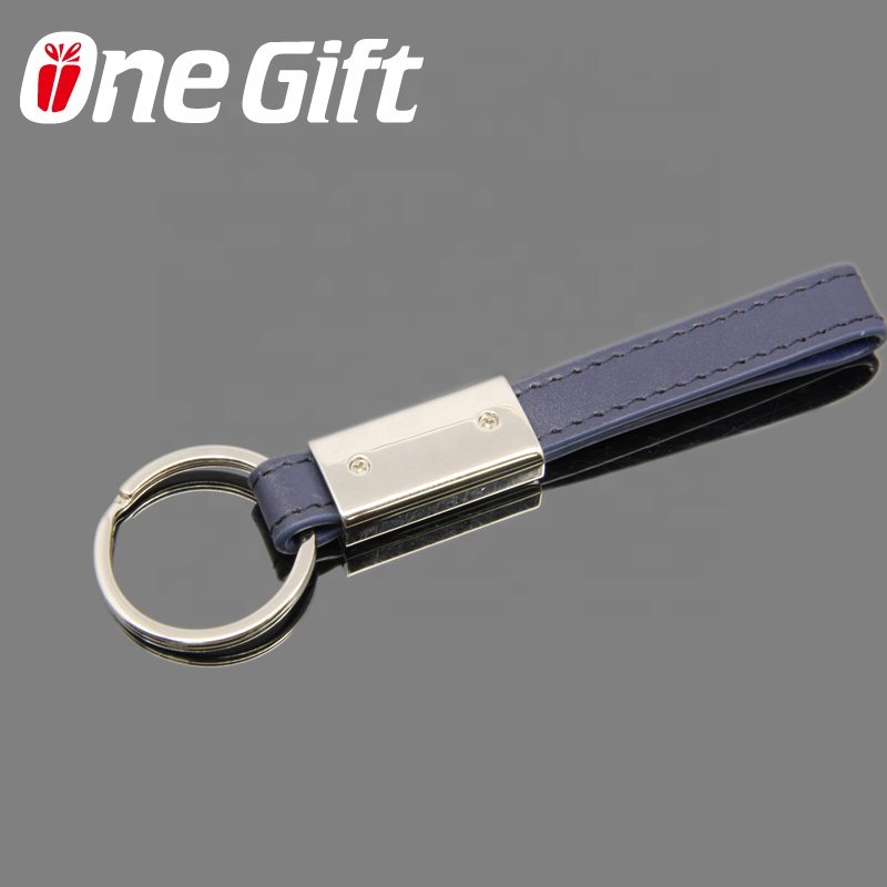 promotional advertising gift souvenir leather carabiner keychain leather Cheap Custom Metal Keychain Leather,