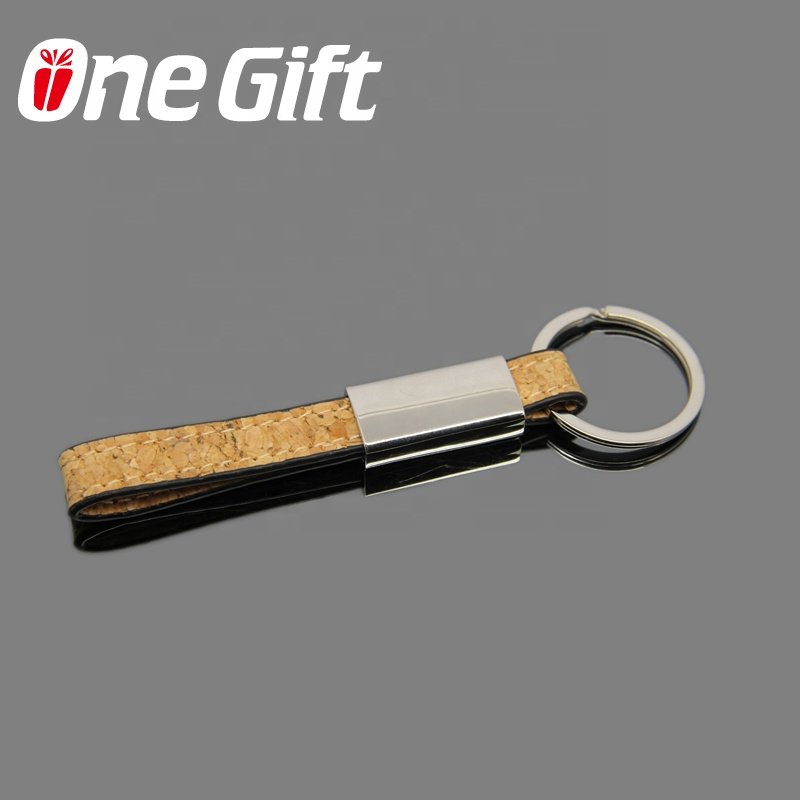 promotional advertising gift souvenir leather carabiner keychain leather Cheap Custom Metal Keychain Leather,