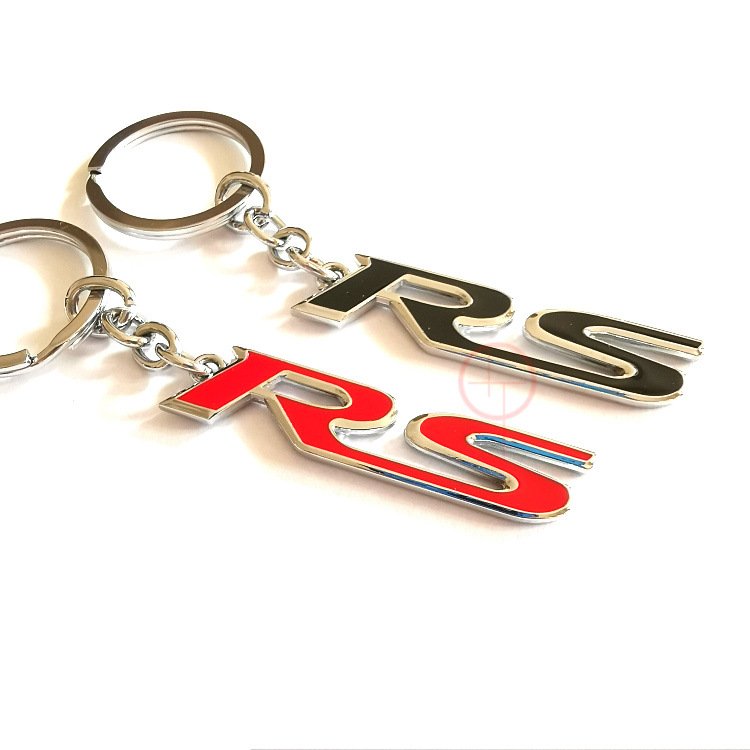 Wholesale Car Metal Keychain Auto Accessories GTR rts Key Ring Personality Creative Car Logo Car Metal Keychain