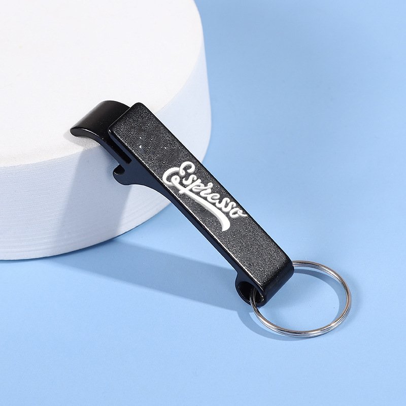 Colorful Beer Bottle Openers Promotional Keychains Carabiners Custom Small and Practical Key Chain for Bar Advertising