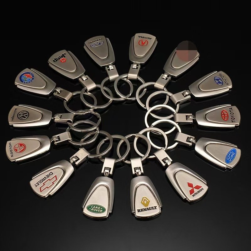 car brand keychain zinc alloy keychain metal car keyholder