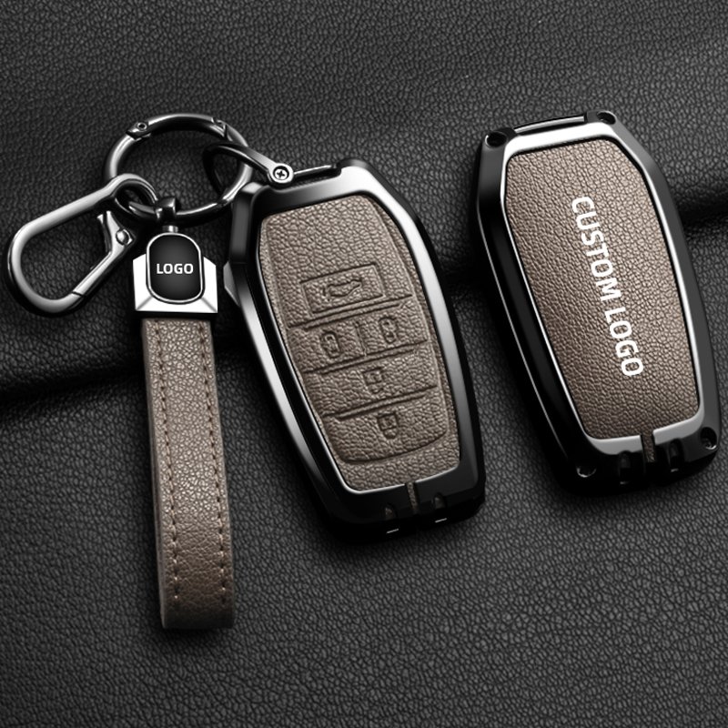 Suitable for Lexus LM300h car key cover 2020 protector shell automobile key fob case leather metal bag