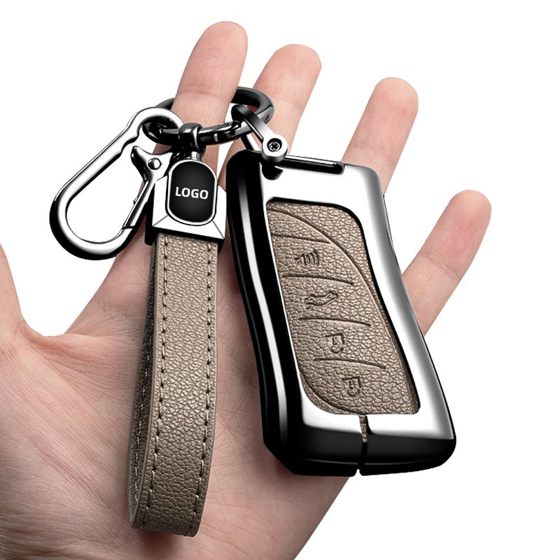 Suitable for Lexus LM300h car key cover 2020 protector shell automobile key fob case leather metal bag