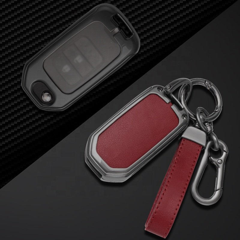 Price Zinc Alloy Car Remote Key Case Cover Zinc Alloy Silk For Golden Supplier Honda Vezel Car Key Cover