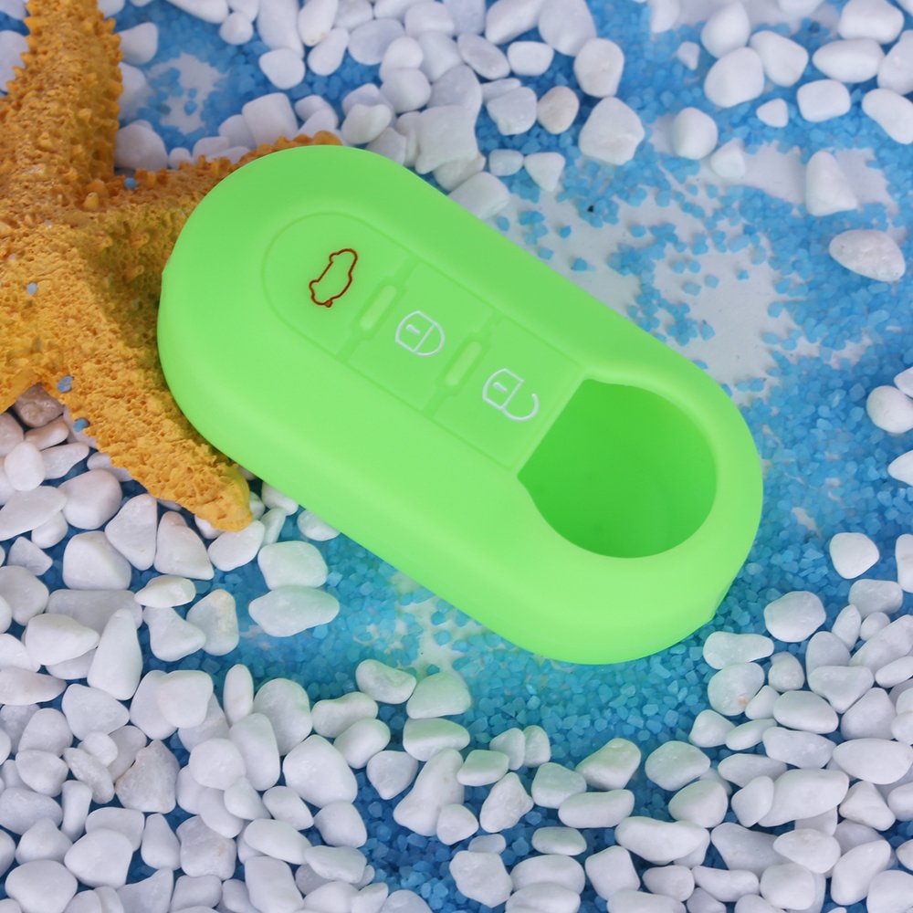 China Manufacturer Car Accessories Wholesale Price Silicone Car Key Cover for fiat500