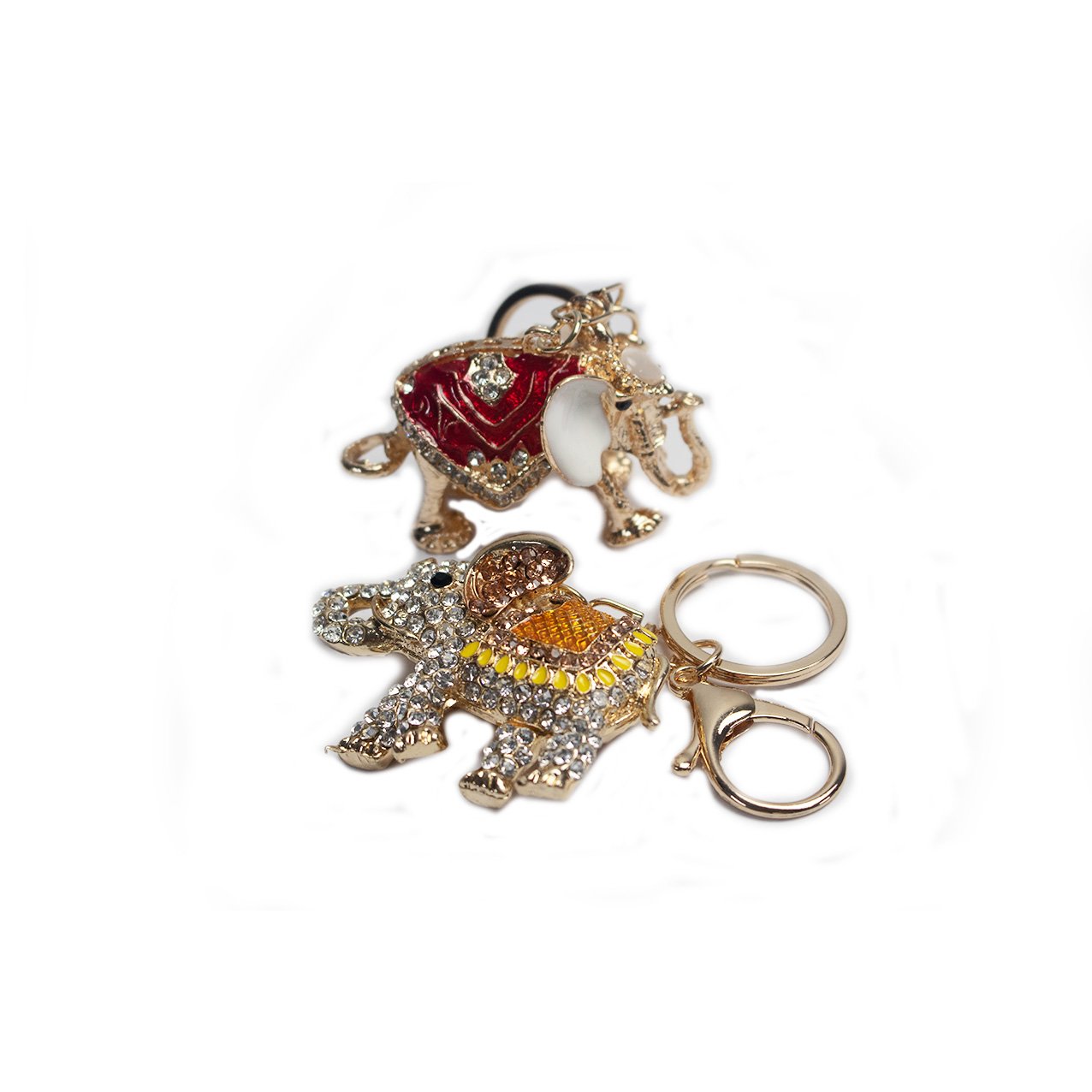 Wholesale metal keychain dolphin shape rhinestone diamond souvenir tourism collection gift key chain for bag car accessories