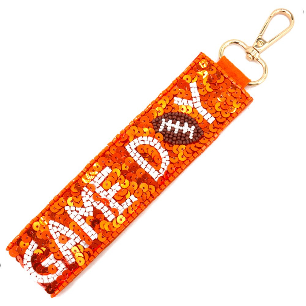 Custom Logo Popular High Quality Creative Fashion Colorful Cute Beaded Key Chains Gift Keyrings for Women