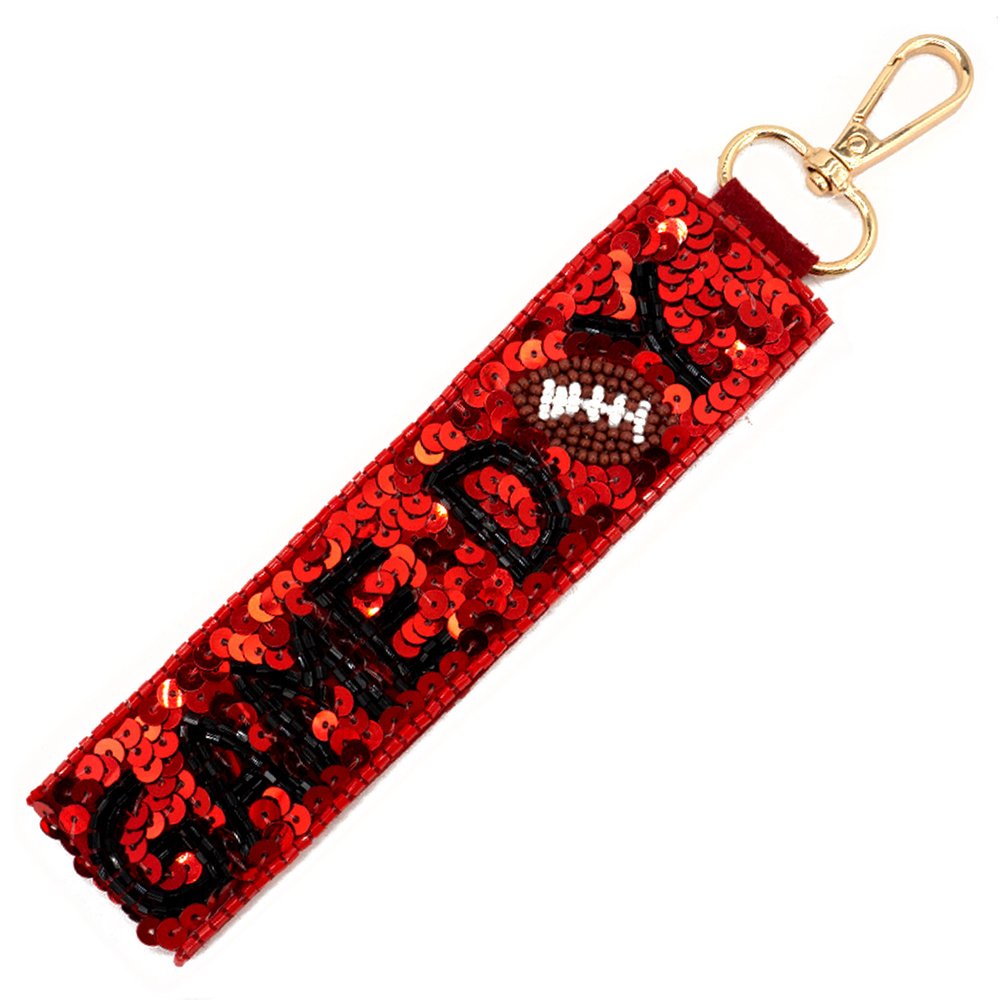 Custom Logo Popular High Quality Creative Fashion Colorful Cute Beaded Key Chains Gift Keyrings for Women