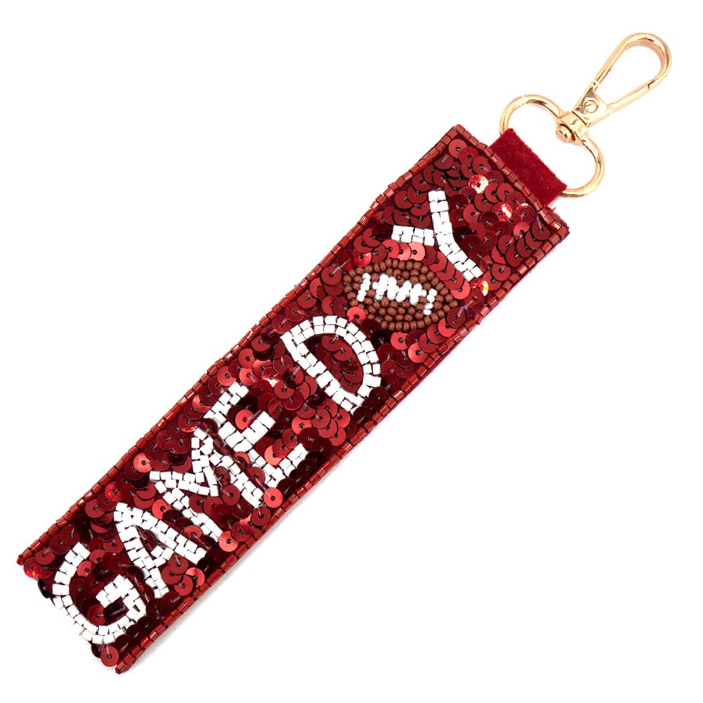 Custom Logo Popular High Quality Creative Fashion Colorful Cute Beaded Key Chains Gift Keyrings for Women