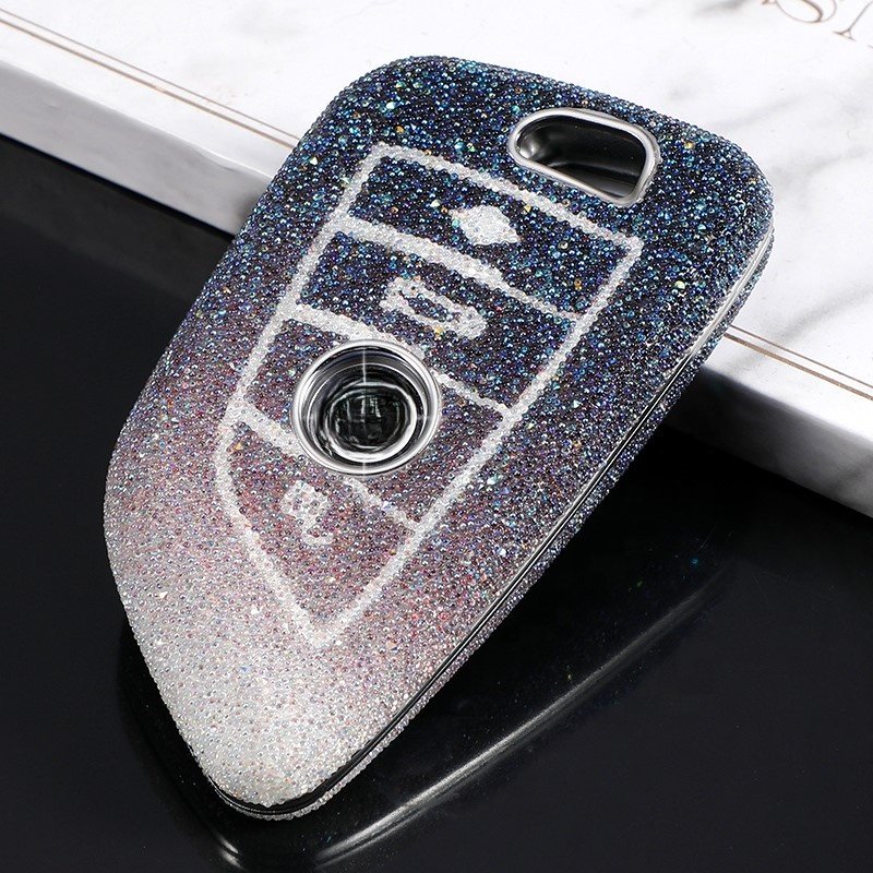 Luxury Diamonds Car Key cover for BMW X1 X3 X4 2 3 7 M3 M5 F10 F15 F16 F20 Smart Key Holder Car Accessories