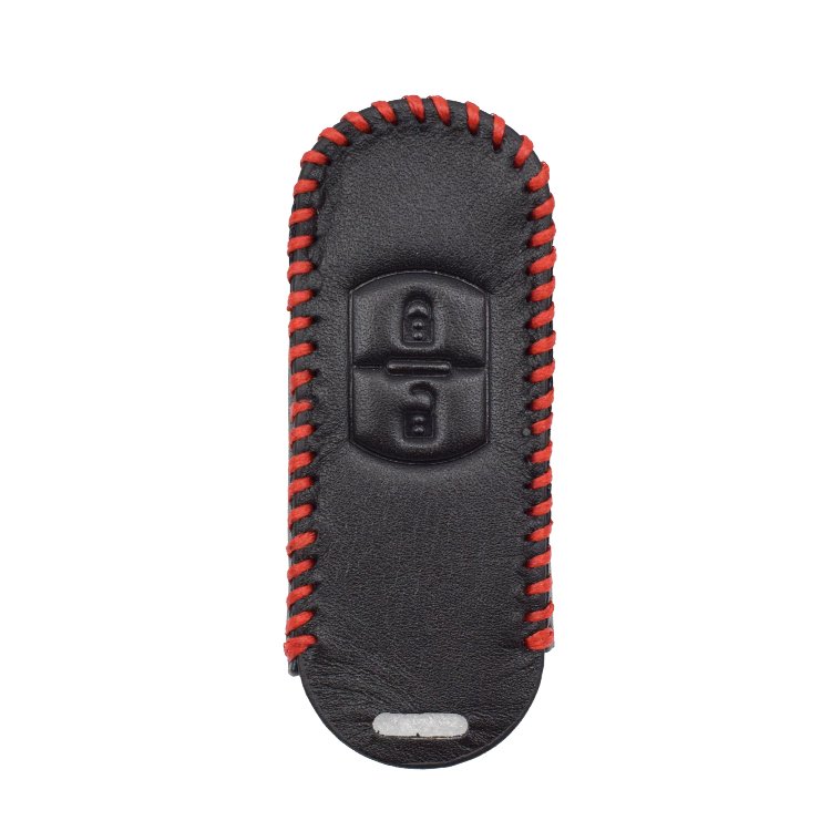 Topbest Car Key Case Cover Fob Protector Keyring for M-AZDA-02 Accessories 2 Button Keychain Holder Shell