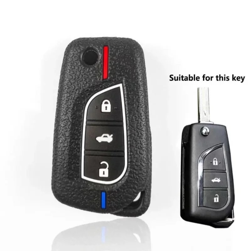 2/3/4 buttons New Car Remote Key Cover Case Shell Fob For Toyota Auris Corolla Avensis Verso Yaris Aygo Scion TC IM Camry RAV4