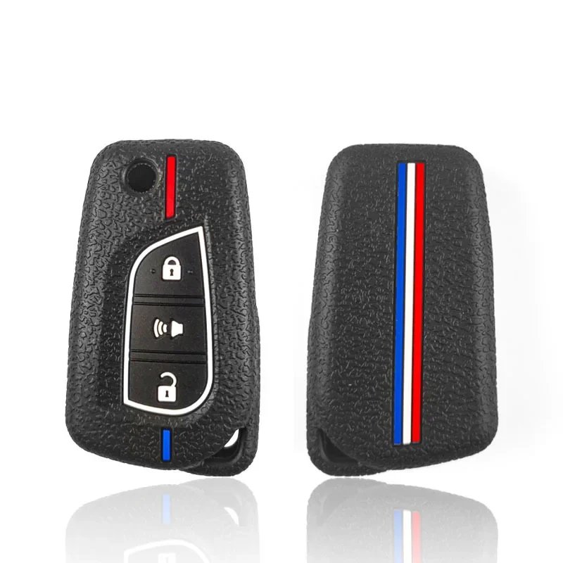 2/3/4 buttons New Car Remote Key Cover Case Shell Fob For Toyota Auris Corolla Avensis Verso Yaris Aygo Scion TC IM Camry RAV4