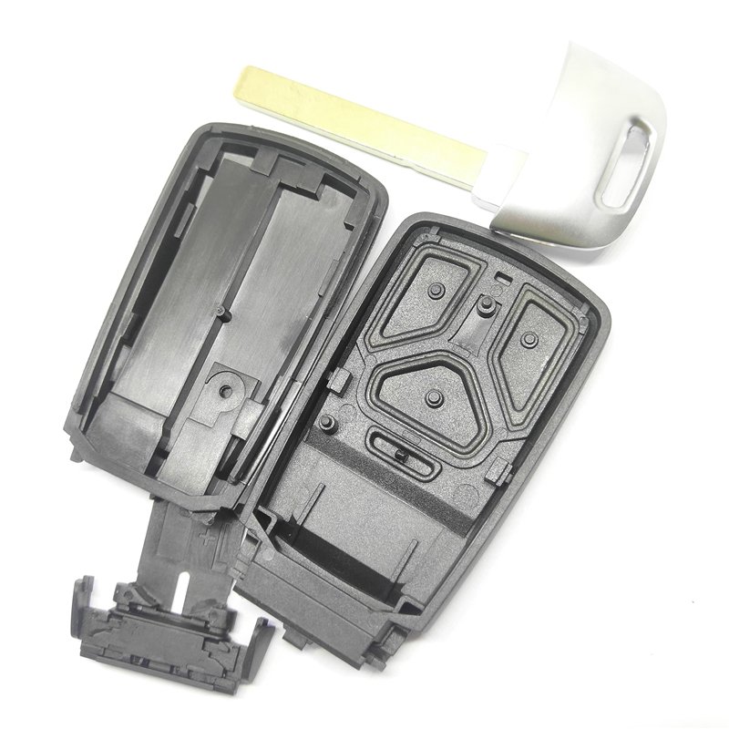 3 /4 Buttons Smart Remote Car Key Shell For A-udi TT A4 A5 S4 S5 Q7 SQ7 2017 2018 Replacement Blank Case Accessories