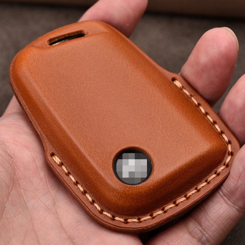Leather Car Key Case Cover For Volkswagen VW Magotan Tiguan-L Touareg Touran Passat B8 CC Golf For Skoda Superb A7 Accessories