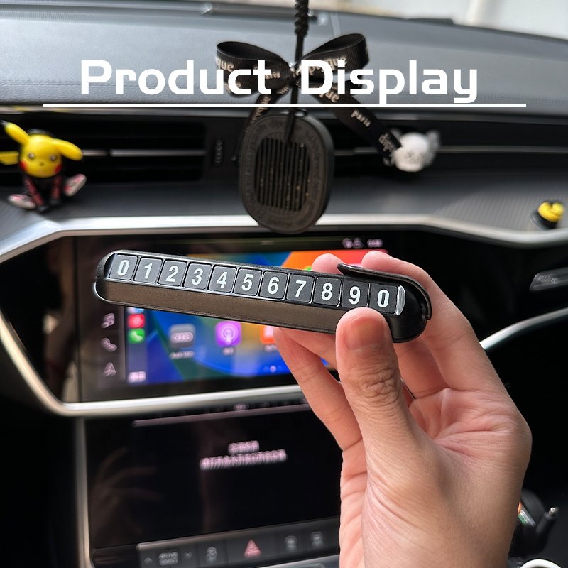 Car Temporary Parking Card, Phone Number For Car ,Plate Temporary Parking Telephone Plate, Car Park Stop Automobile Accessories